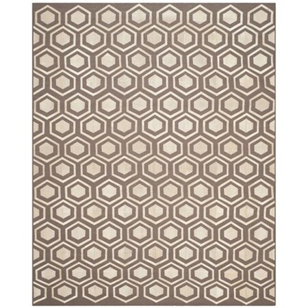 Safavieh Kilim Hand Woven Flat Weave Rectangle Rug- Grey- 8 X 10 Ft. KLM629A-8